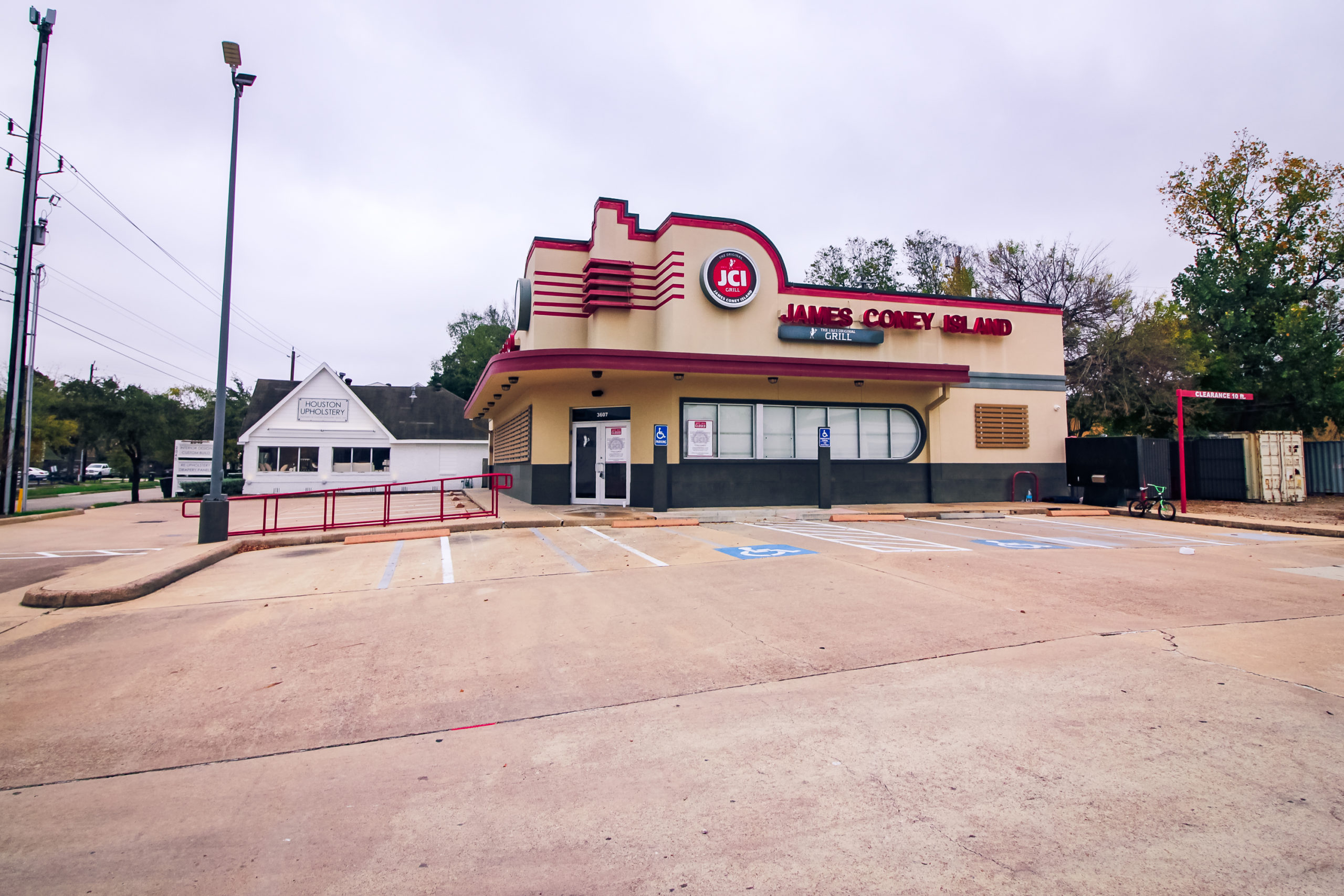 The former James Coney Island location at Shepherd Drive will be the new home in early 2023 to Trill Burgers. (Photo by Marco Torres)