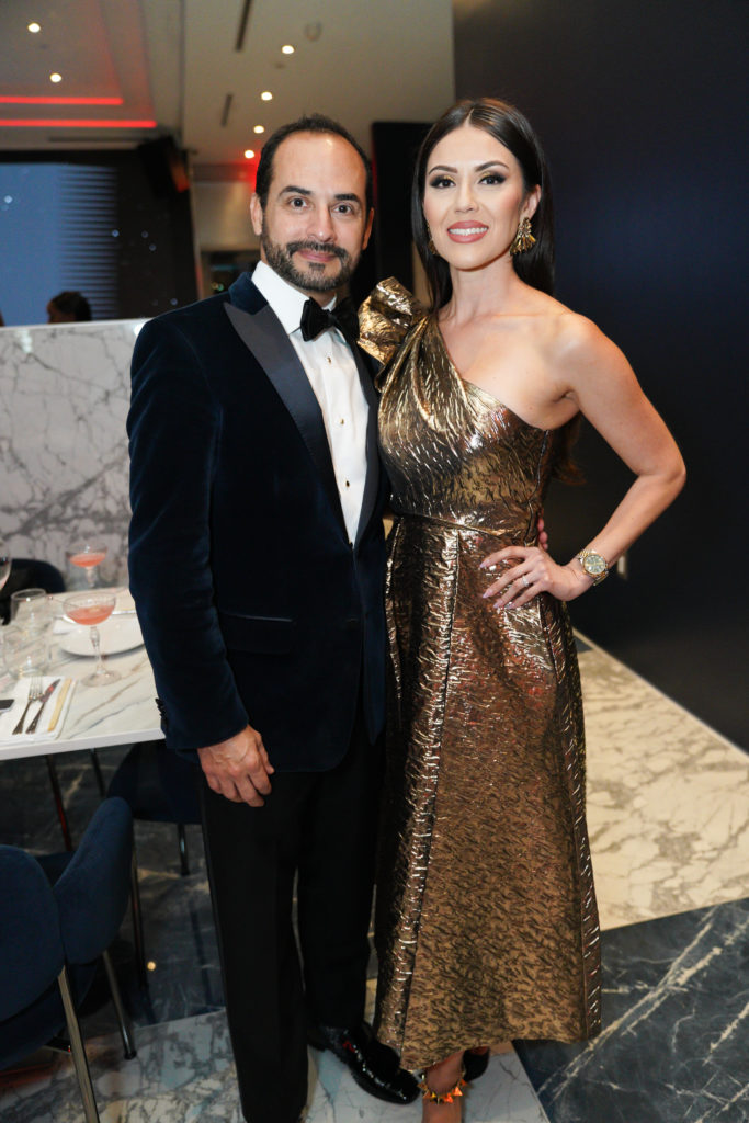 Mauricio & Adriana Nava at the Model of the Year Awards dinner at Ciel. (Photo by  Henry Adegbite, Visual Influence)