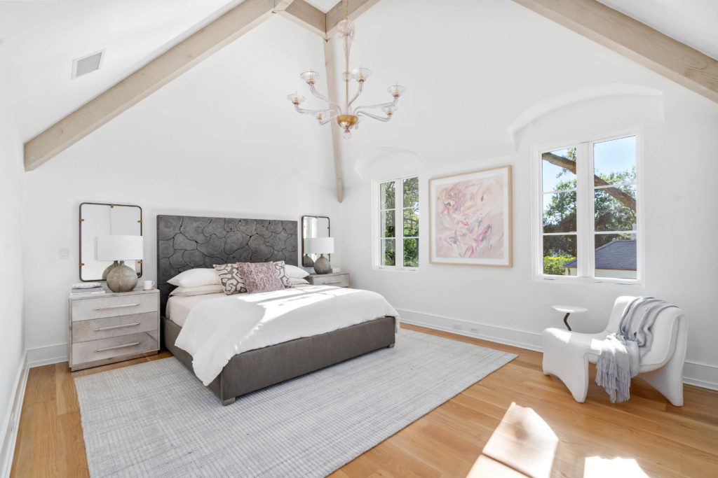 The primary bedroom at 2445 Pine Valley Court in River Oaks. (Photo by Sonya Bertolino)