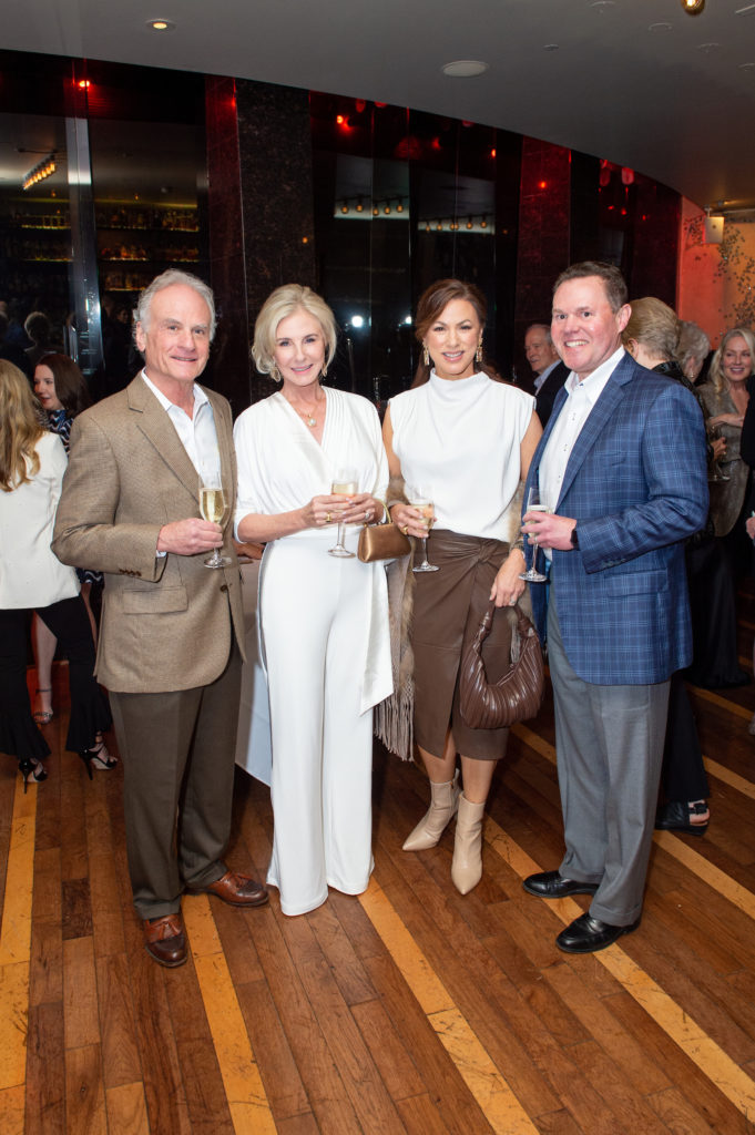 Allan & Lisa Feinsilver, Julie & Harlan Bergen at CanCare's wine dinner at Tony's. (Photo by Jacob Power)
