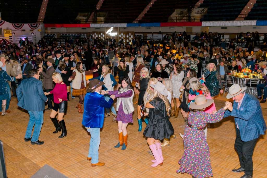 Partygoers kicked up their heels at the Junior League of Fort Worth Grand Entry Gala. (Photo by Canon Elizabeth Photography)