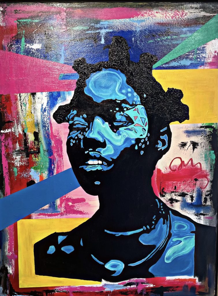 Wyntress X'ion's "Black Mhuese," 2022 (Courtesy HCCAC and the artist)