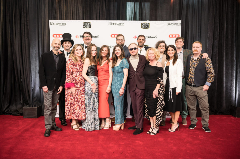 The Chispa House crew at The Brookwood Community gala held at the Hobby Center for the Performing arts.(Photo by Daniel Ortiz)