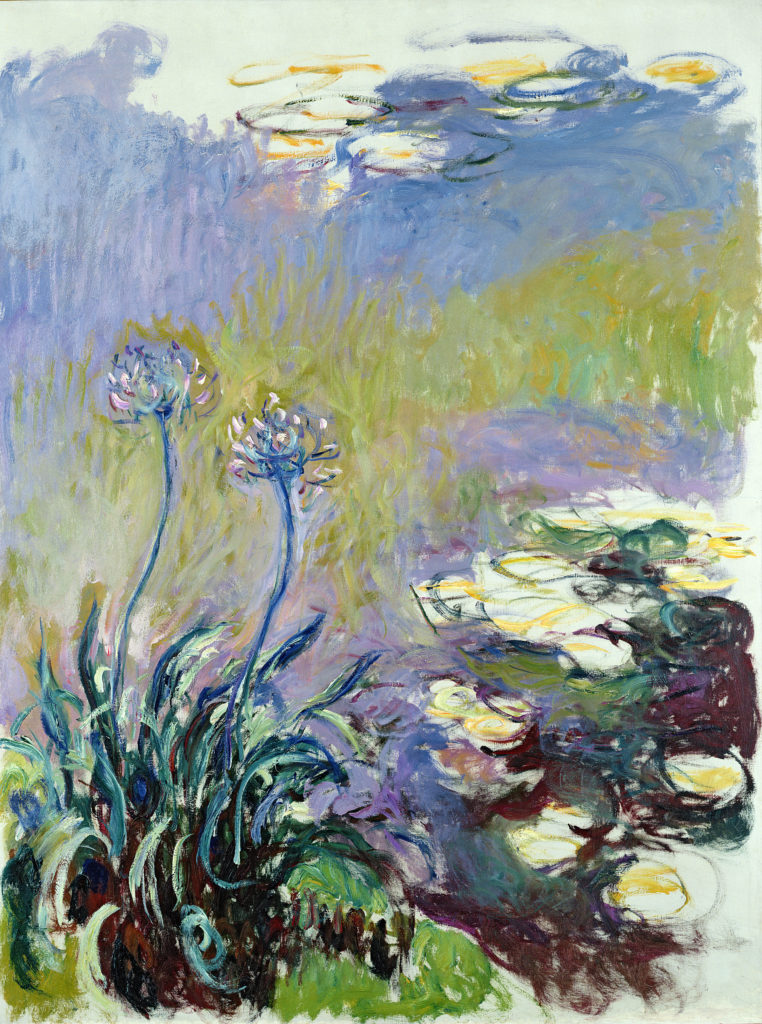 Claude Monet's "Agapanthus," 1916-1919 (Courtesy Musee Marmottan Monet)