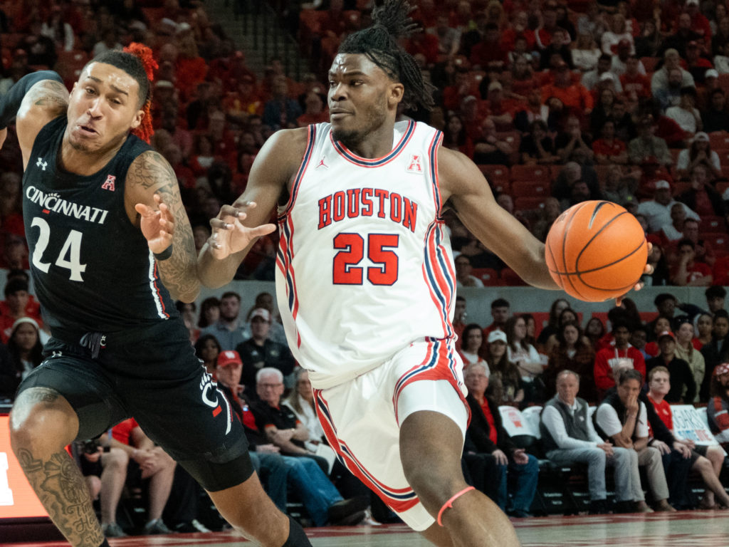 University of Houston super freshman Jarace Walker is one of the most talented players in college basketball. (Photo by F. Carter Smith)
