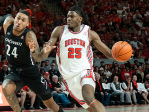 University of Houston Cougars men’s basketball team defeated the Cincinnati at the Fertitta Center.