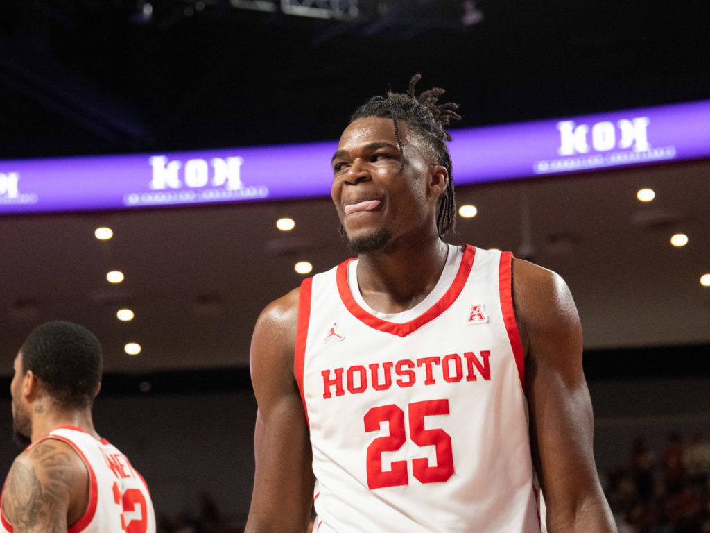 The University of Houston Cougars beat the SMU Mustangs at the Fertitta Center