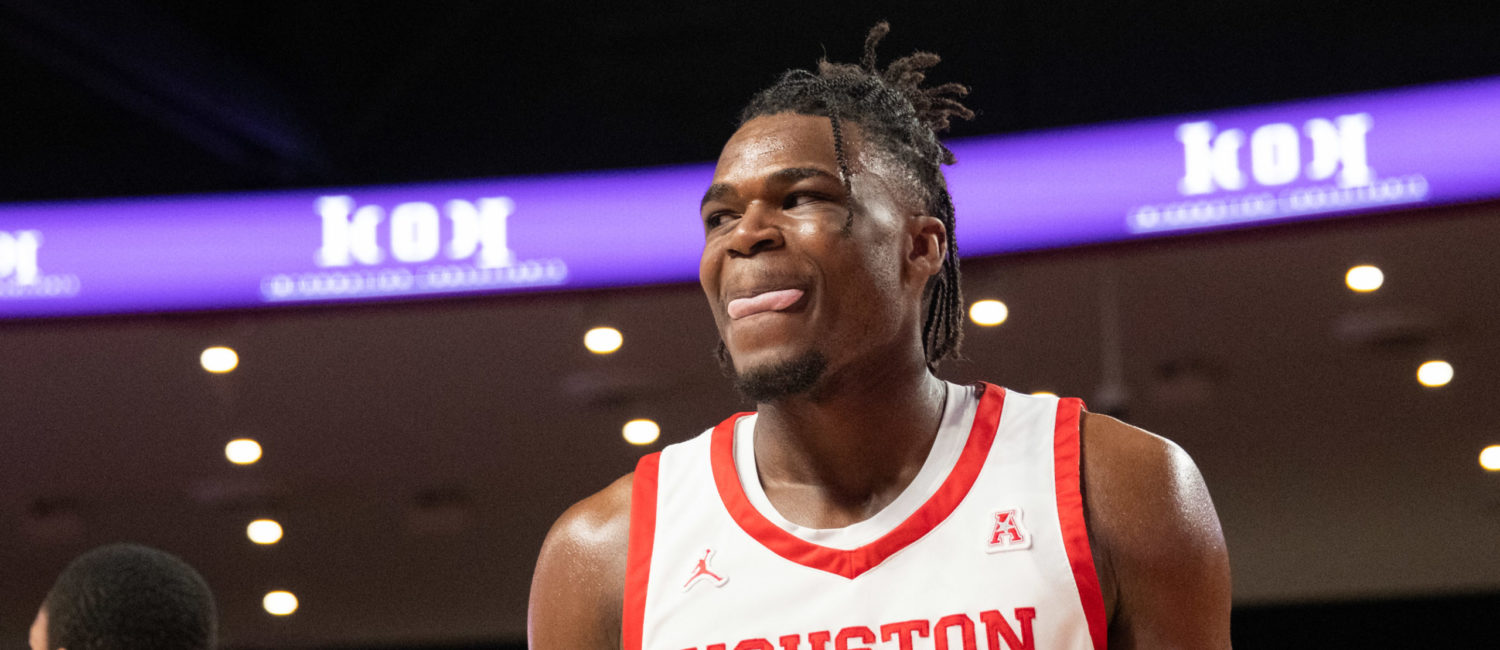 The University of Houston Cougars beat the SMU Mustangs at the Fertitta Center