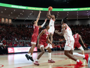 UH guard Tramon Mark is a creative shot maker who can draw a crowd. (Photo by F. Carter Smith)