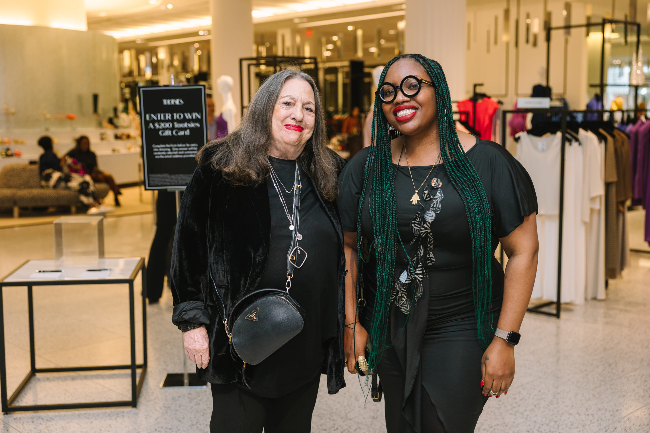 Barbara Davis, Janice Bond at the CAMH Another Great Night Kick-Off hosted by Tootsies (Photo by Johnny Than)