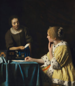Dame en dienstmeid – Vermeer