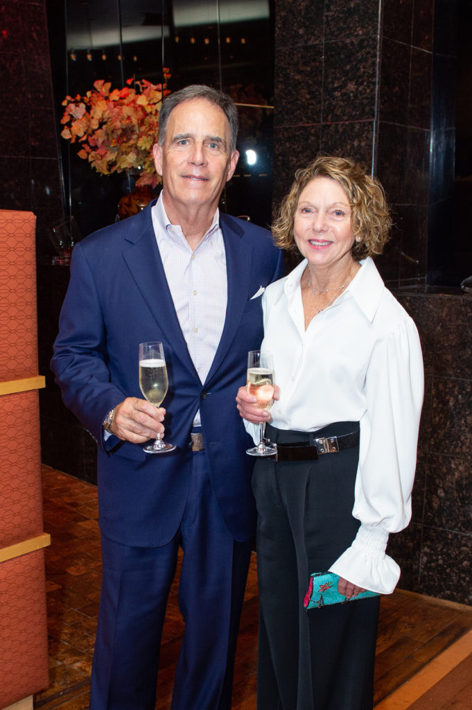 Ed & Denise Knight at CanCare's wine dinner at Tony's. (Photo by Jacob Power)