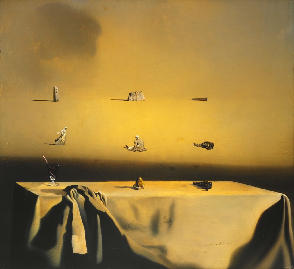 Salvador Dalí's "Morphological Echo," 1936 at at The Art Institute of Chicago (Courtesy the Collection of The Dalí Museum, St. Petersburg, FL (USA); Gift of A. Reynolds & Eleanor Morse; © Salvador Dalí, Fundació Gala-Salvador Dalí / Artists Rights Society, New York, 2022)
