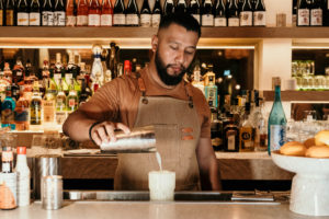 Graffiti Raw Bartender (Photo by Kirsten Gilliam)
