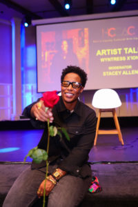 HCCAC Artist in Residence Wyntress X’ion (Photo by TyeVisuals Photography)