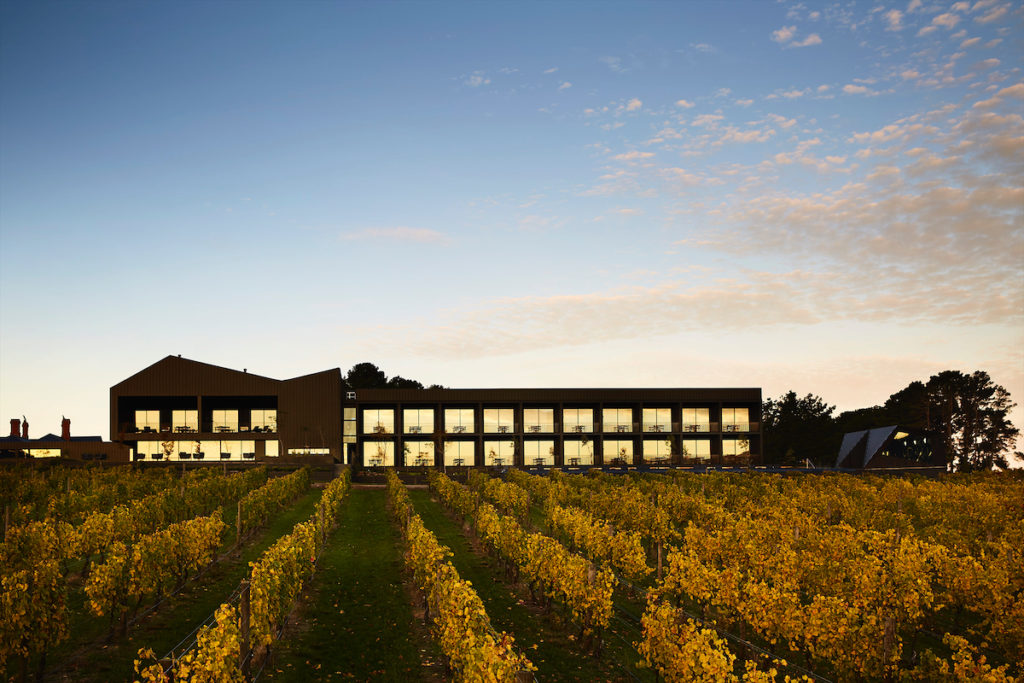The Jackalope Hotel Mornington Peninsula, a vineyard retreat in Melbourne, Australia. (courtesy)
