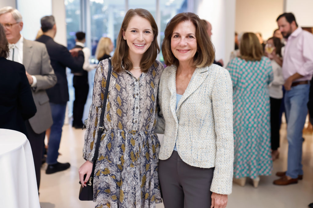 Holland Chaney, Jereann Chaney at Leslie's Legacy cocktail at McClain Gallery (Photo by Johnny Than)
