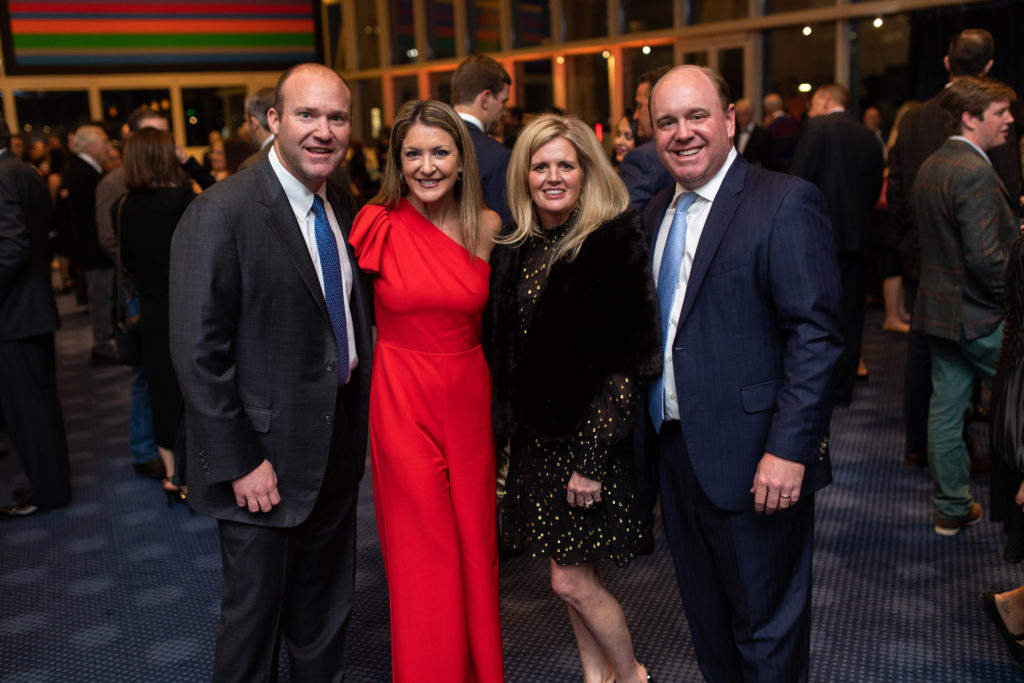 Kirby & Rainey Janke, Carol Lee, Allen Lyons at The Brookwood Community gala held at the Hobby Center for the Performing arts. (Photo by Leah Wilson)