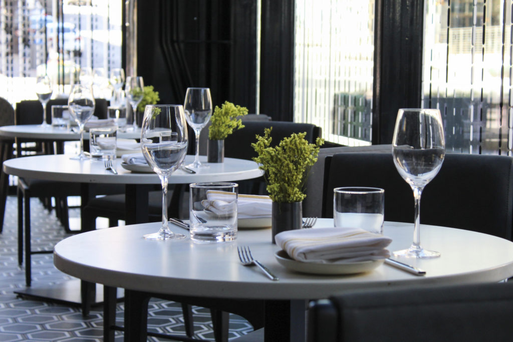 The table is set at Luminaire, which opens February 1 along Congress Avenue in Austin.