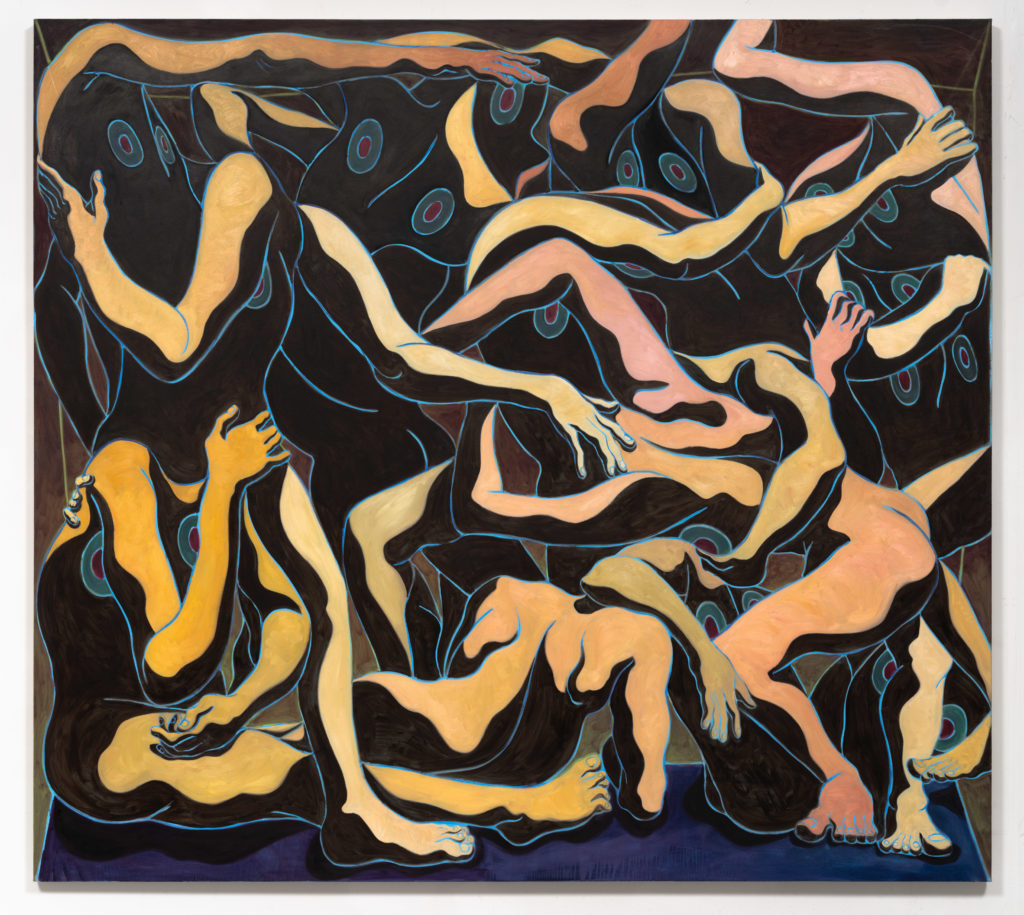 Mark Yang's "Battle of the Centaurs," 2022 at Various Small Fires (Courtesy the artist and Various Small Fires)