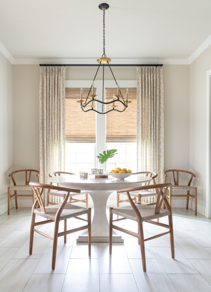 The bright and airy breakfast room creates a peaceful start to each day. (Photo by Michael Hunter)