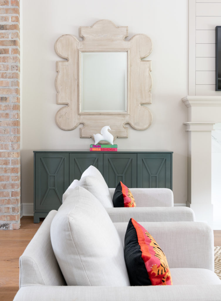 From corner to corner, modern elements are mixed with classic pieces. (Photo by Michael Hunter)