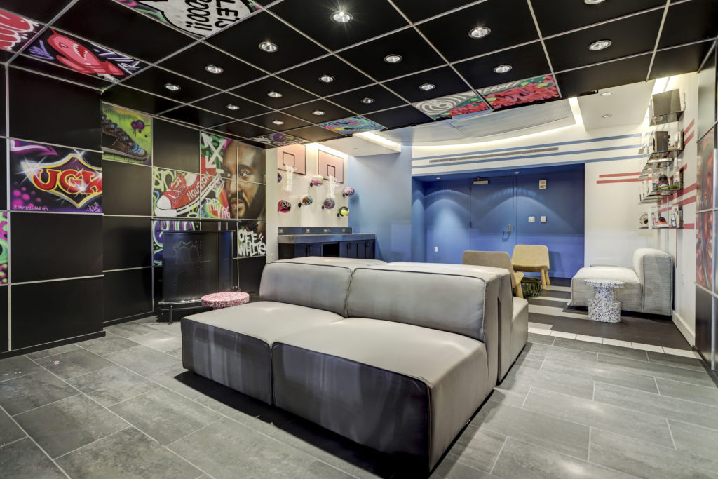 The Sneaker Suite at Toyota Center  (Photo by Courtesy of Gin Design Group)