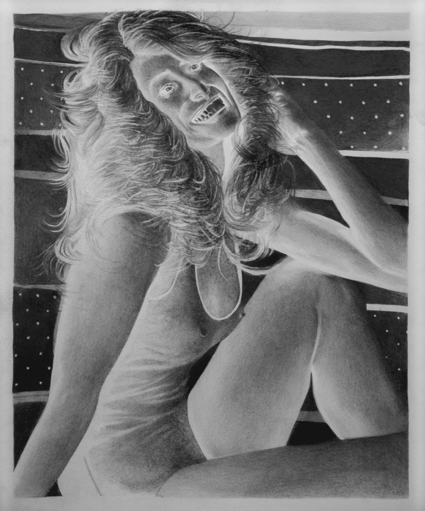 Mark Ponder's "Power Female 2," 2022 at Bill Arning Exhibitions (Courtesy Bill Arning Exhibitions)