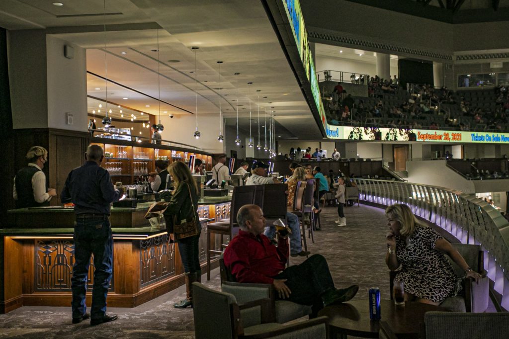 The Ariat Club is the most exclusive perch inside Dickies Arena.