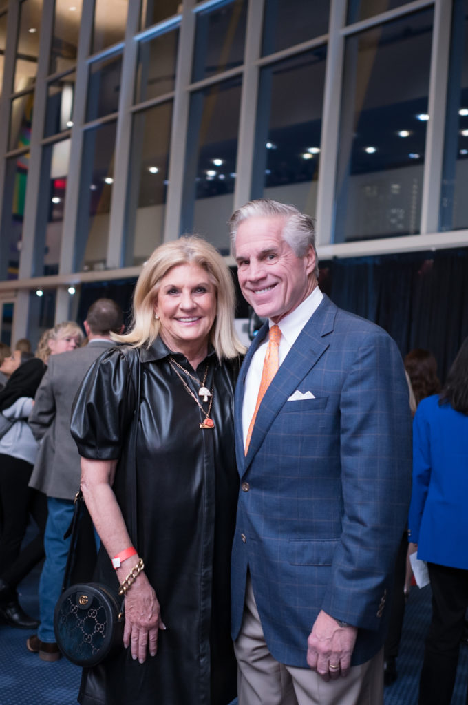 Rosanna & Myron Blalock at The Brookwood Community gala at Hobby Center for the Performing Arts. (Photo by Daniel Ortiz)