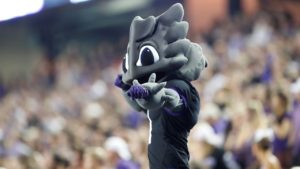 TCU – Super Frog is TCU’s beloved mascot.