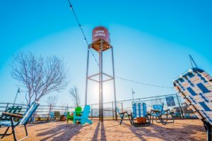 Fitted with plastic lawn chairs to enjoy on lazy afternoons, Fort Worth’s first Truck Yard is a large land.