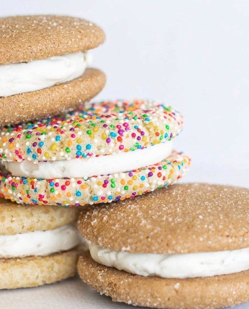 The vegan cookies filled with unbuttercream frosting are a real treat at Unrefined Bakery.