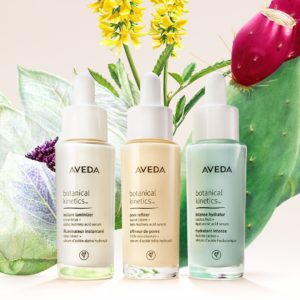 winter – AVEDA skin serums target specific needs, and are 97 percent naturally derived.