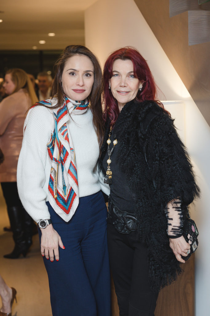 Zara Ismailova, Marina Saba at the CASA Companies celebration at The River Oaks.  (Photo by Johnny Than)