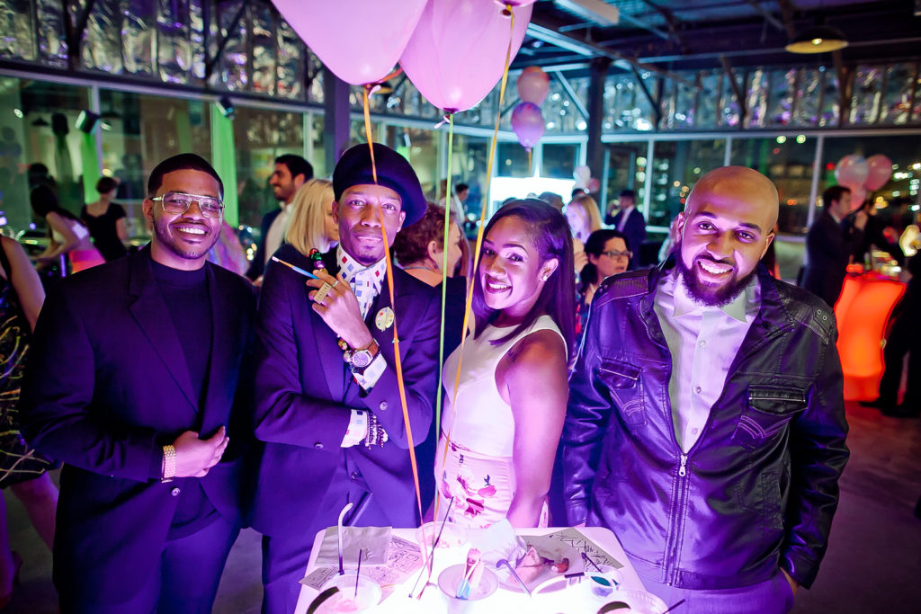 Robert Walker, Ryan O. Harris, Takara Veazie, Xavier Allen at 2016's The Paint Ball  (Photo by Morris Malakoff)