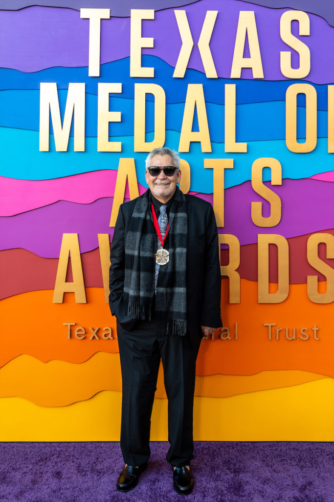 2023 Texas Medal of Arts Awards recipient Benjamin Alire Sáenz. (photo by Tyler Schmitt) 