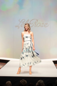 Lela Rose model on runway (Photo by Tamytha Cameron)