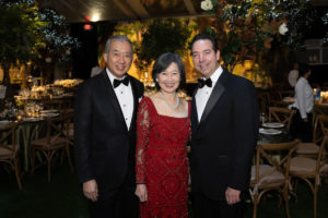 Albert and Anne Chao, Jim Nelson; Photo by Wilson Parish