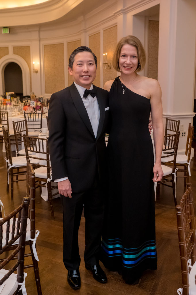 Ba Nguyen, Gwendolyn Dawson at the Inprint Poets & Writers Ball. (Photo by rmphoto.com)