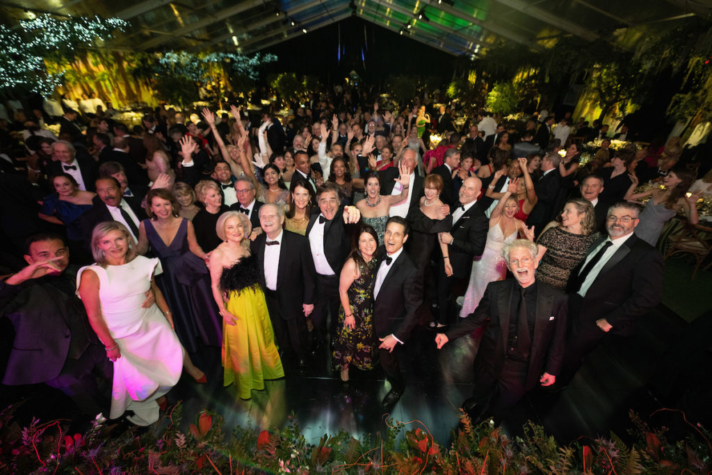 Dancing to the sounds of Big Blast & The Party Masters at the Houston Ballet Ball, held in a state-of-the-art tent at the Margaret Alkek Williams Center for Dance  (Photo by Wilson Parish) (Photo by Wilson Parish)