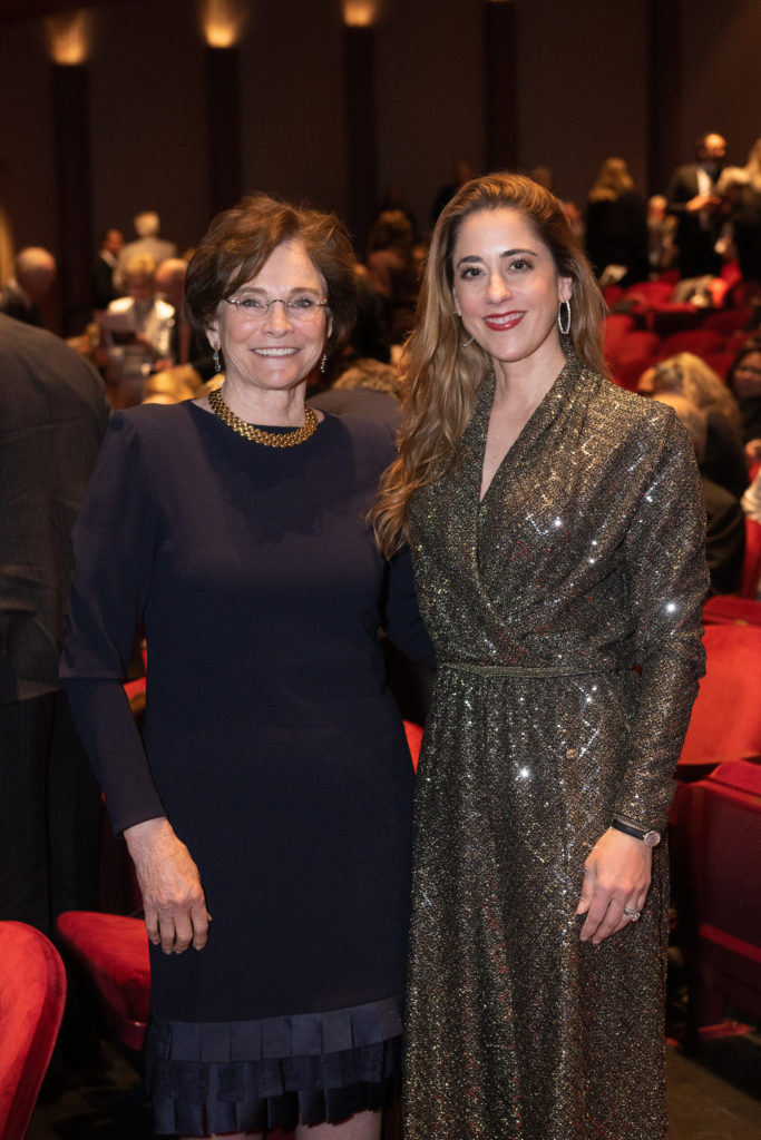 Bobbie Nau, Kristina Somerville at Houston Grand Opera's Concert of Arias at Wortham Theater Center. (Photo by Wilson Parish)