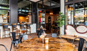 Bosscat Woodlands patio (Photo by Dylan McEwan)