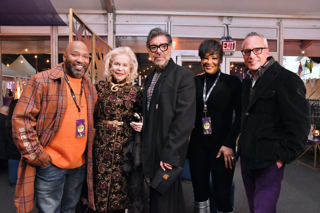 Bun B, Lynn Wyatt, Ceron, Queenie Walls, Mark Sullivan at the Cirque du Soleil KOOZA premiere.  (Photo by Alex Montoya)