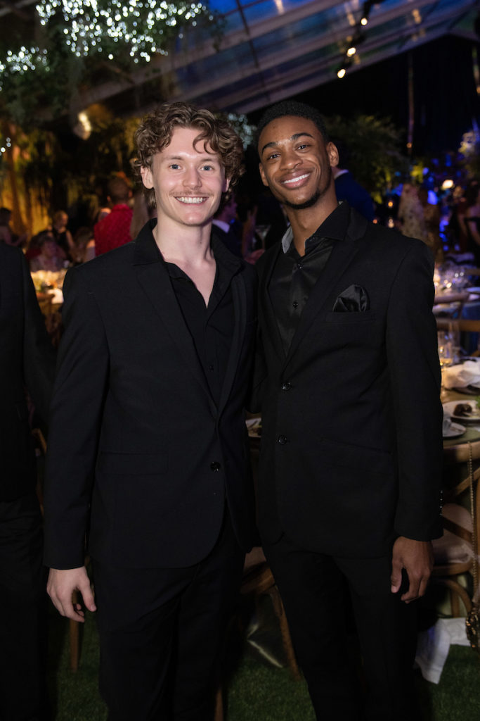 Chandler Dalton, Neal Burks at the Houston Ballet Ball, held in a state-of-the-art tent at the Margaret Alkek Williams Center for Dance  (Photo by Wilson Parish)