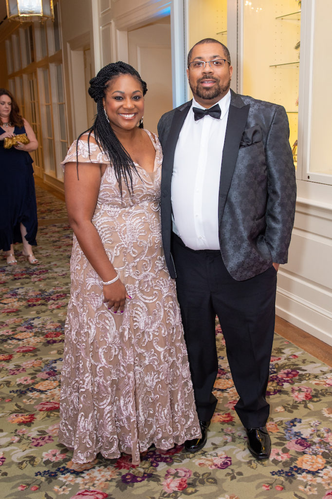Chantal & Qaadir Williams at the Junior League of Houston Charity Ball (Photo by Priscilla Dickson)