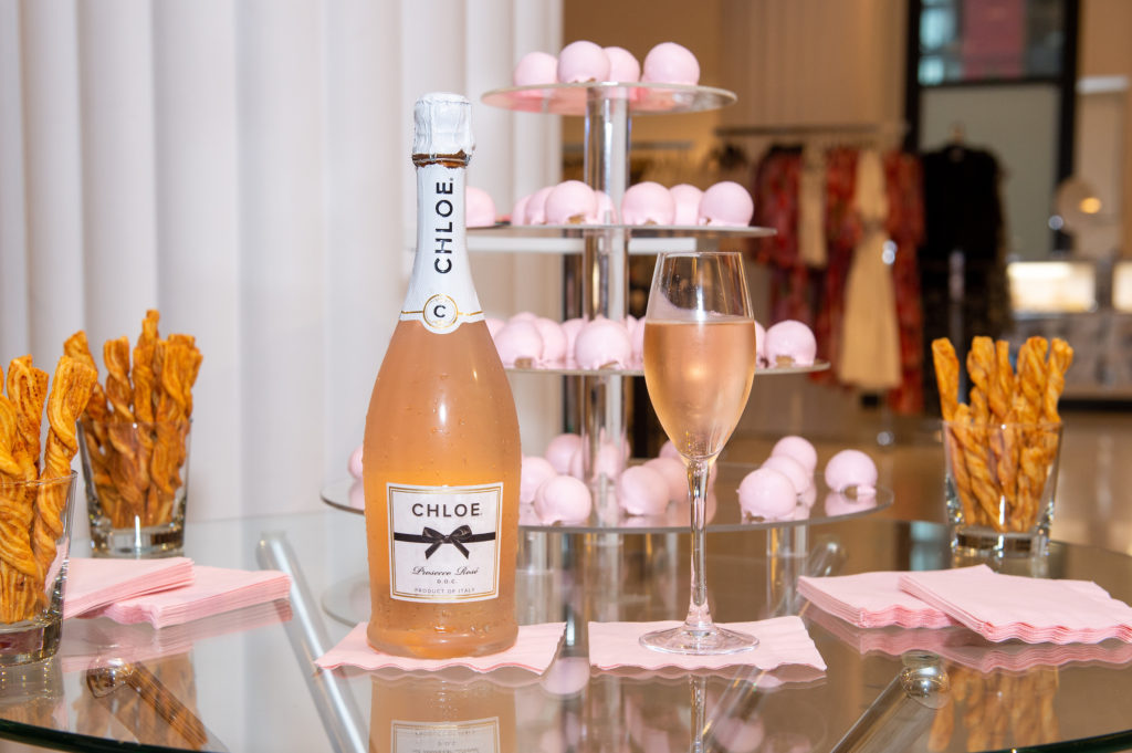 Pink bubbly and cake pops s at the American Cancer Society's 'Tickled Pink' evening at Tootsies. (Photo by Jacob Power)