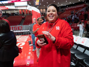 University of Houston Cougars men’s basketball team defeated the Memphis Tigers at the Fertitta Center