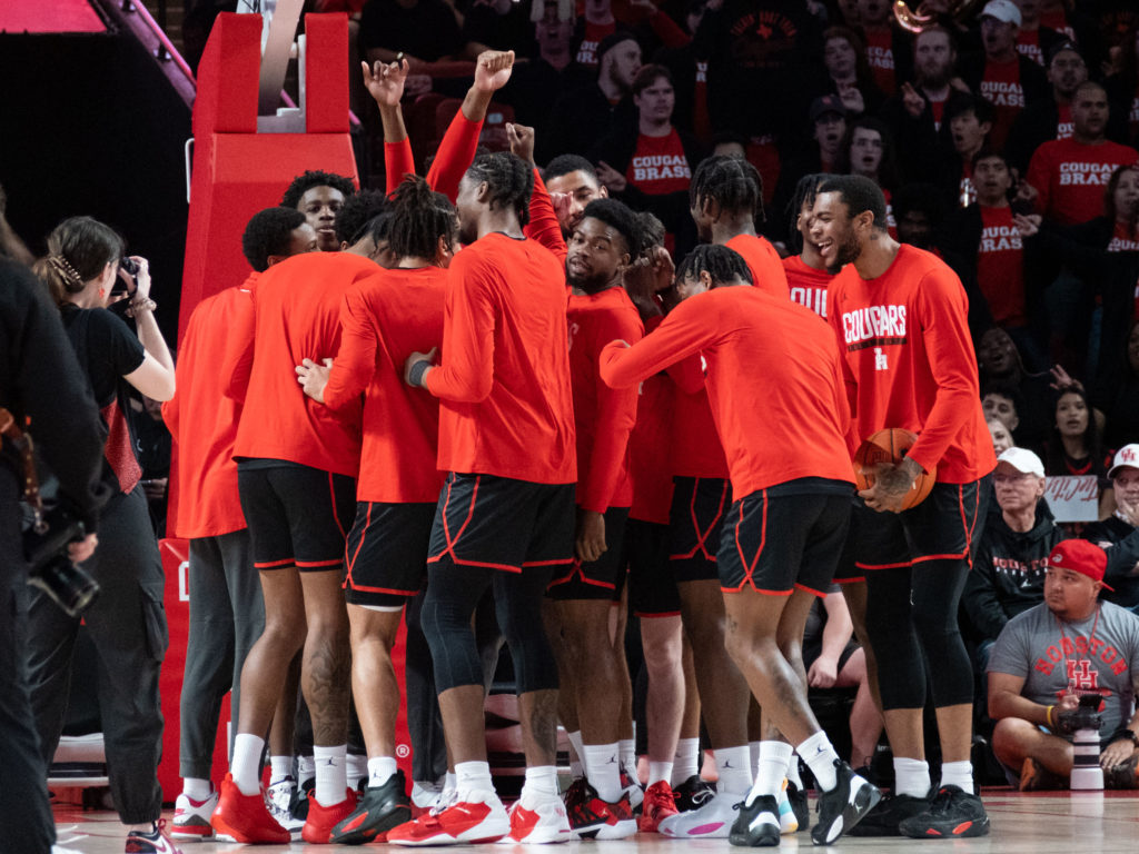 This University of Houston is a team first, pass happy group. (Photo by F. Carter Smith)