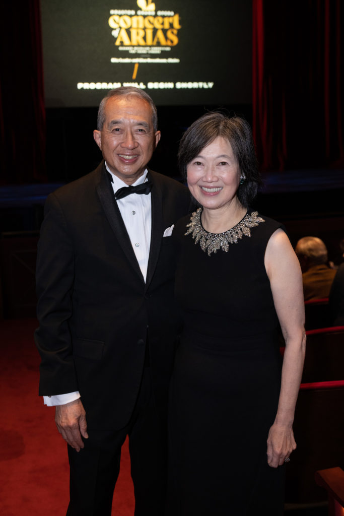 Albert & Anne Chao at Houston Grand Opera's Concert of Arias at Wortham Theater Center. (Photo by Wilson Parish)